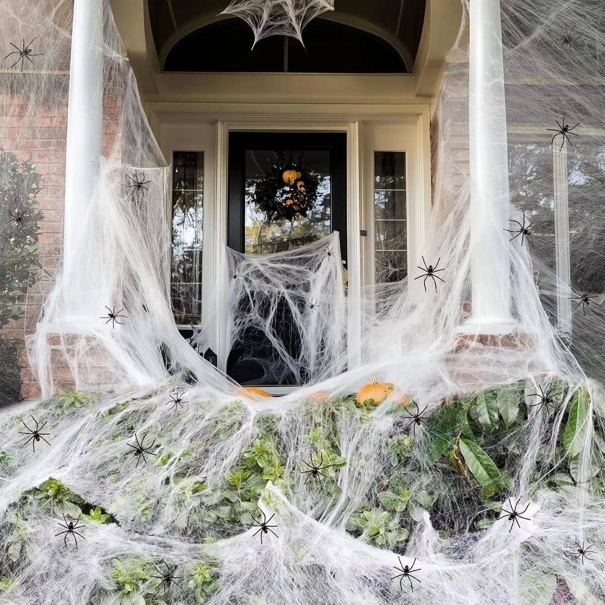Spider Web Decor 200 Sq Ft Includes Nine Spiders
