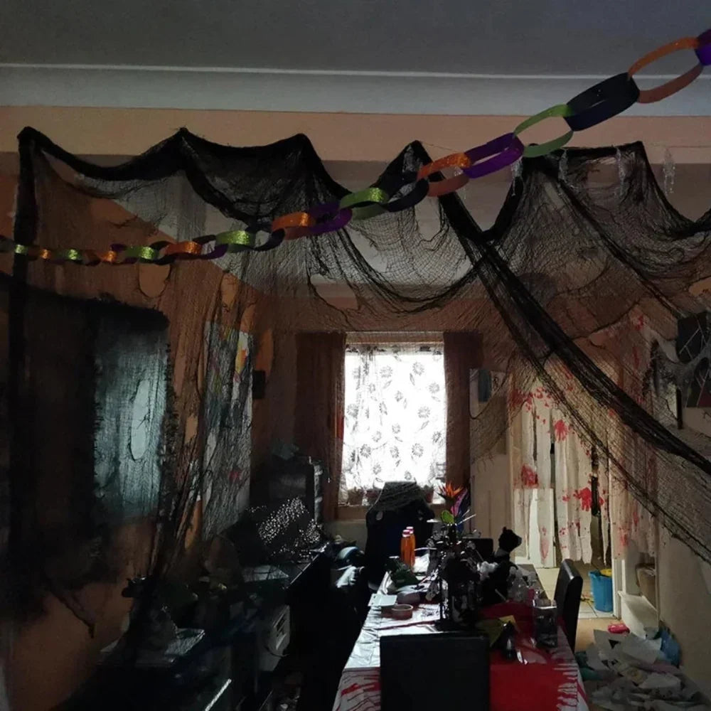 Spider Web Netting Stretchable Reusable Indoor & Outdoor