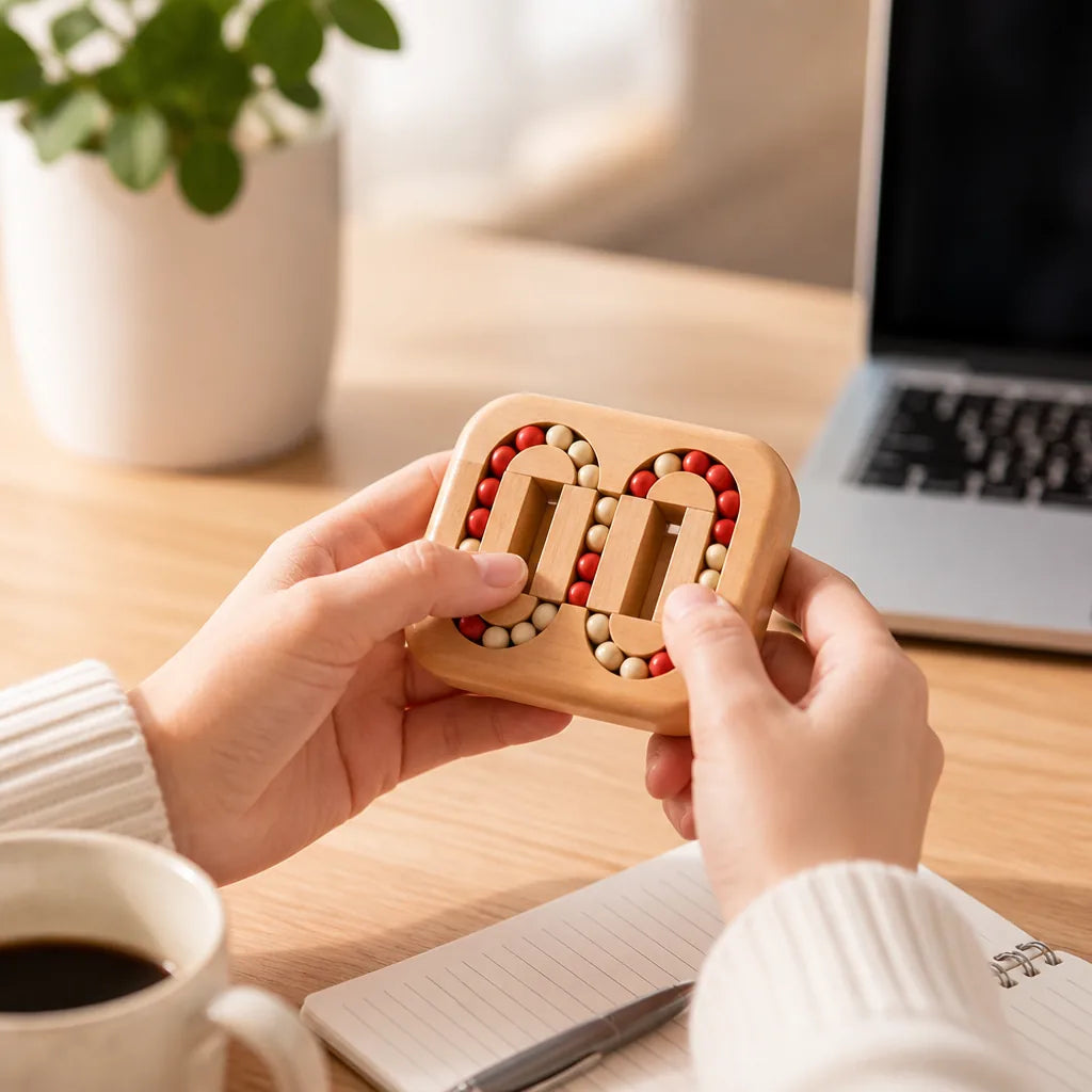 Spin Puzzle Wooden Smooth & Quiet