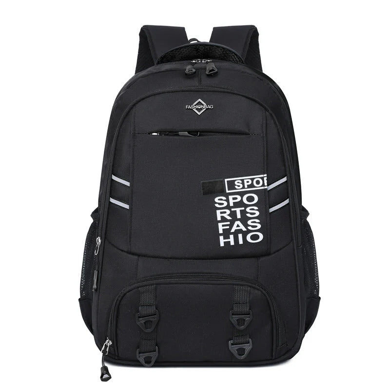 Sports Backpack Multiple Compartments Water-Resistant Fabric & Padded Straps