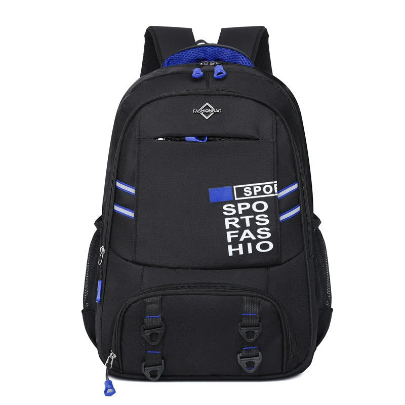 Sports Backpack Multiple Compartments Water-Resistant Fabric & Padded Straps