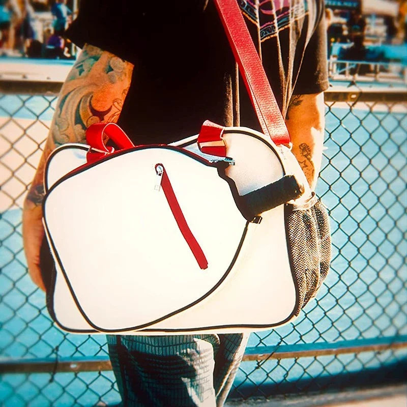 Sports Bag Large Capacity Zippered & Mesh Pockets