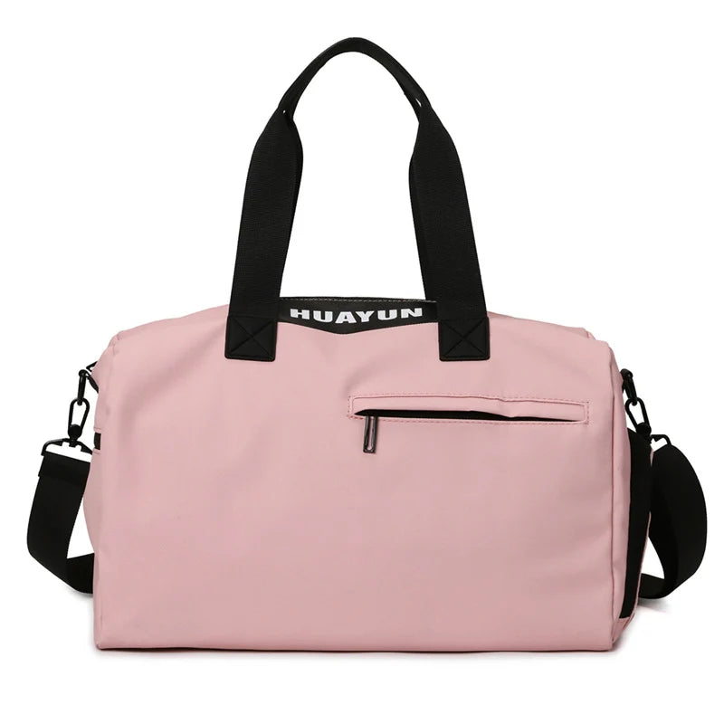 Sports Duffel Bag Water-Resistant Multiple Pockets & Adjustable Strap
