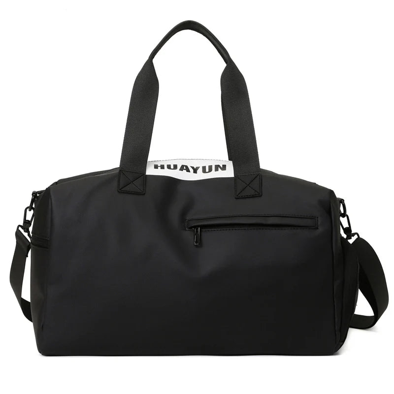 Sports Duffel Bag Water-Resistant Multiple Pockets & Adjustable Strap