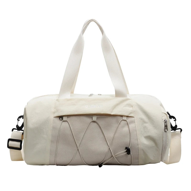 Sports Duffle Bag Large Capacity Durable Fabric Removable Strap