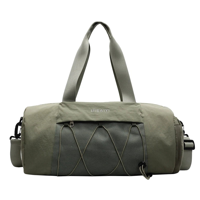 Sports Duffle Bag Large Capacity Durable Fabric Removable Strap