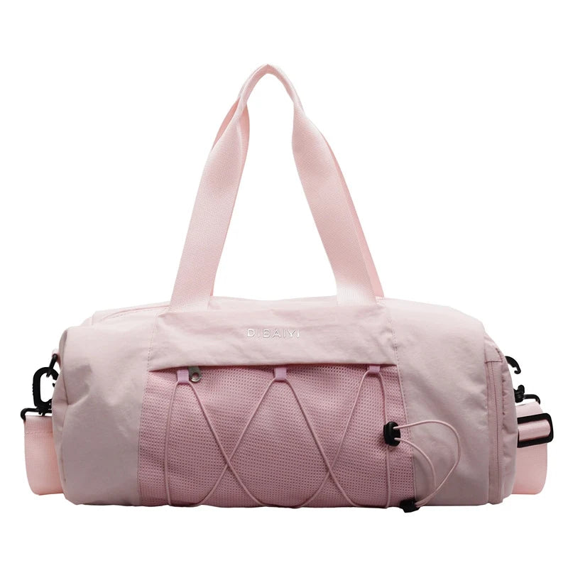 Sports Duffle Bag Large Capacity Durable Fabric Removable Strap