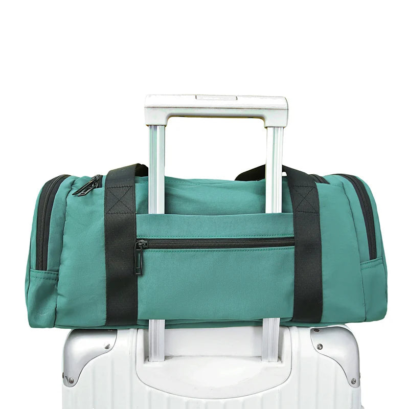 Sports Duffle Bag Spacious Multiple Pockets Adjustable Shoulder Strap