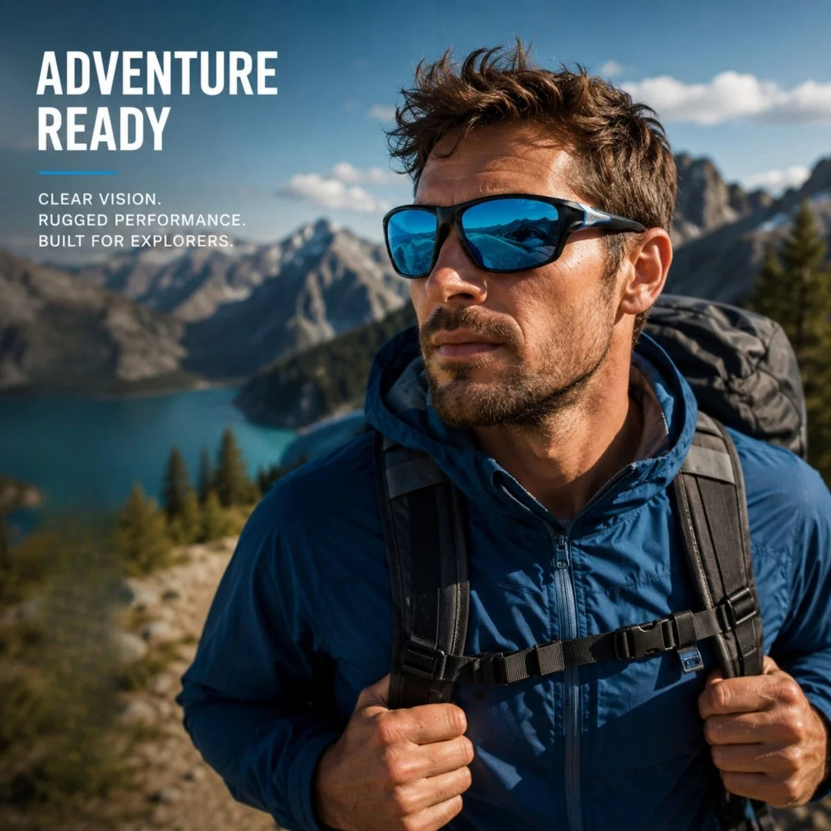 Sports Sunglasses Polarized UV400 Non-Slip Temples