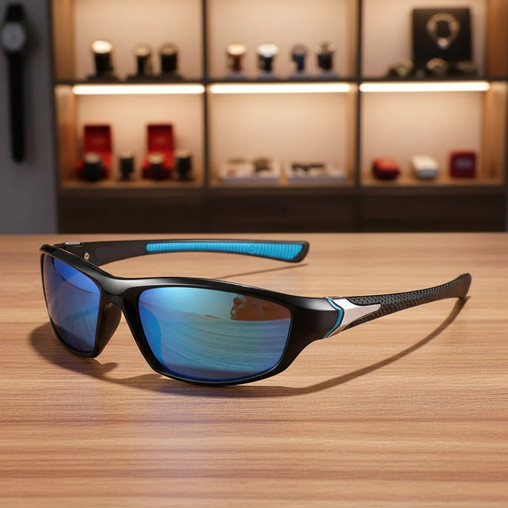 Sports Sunglasses Polarized Wraparound UV400 Protection Secure Fit