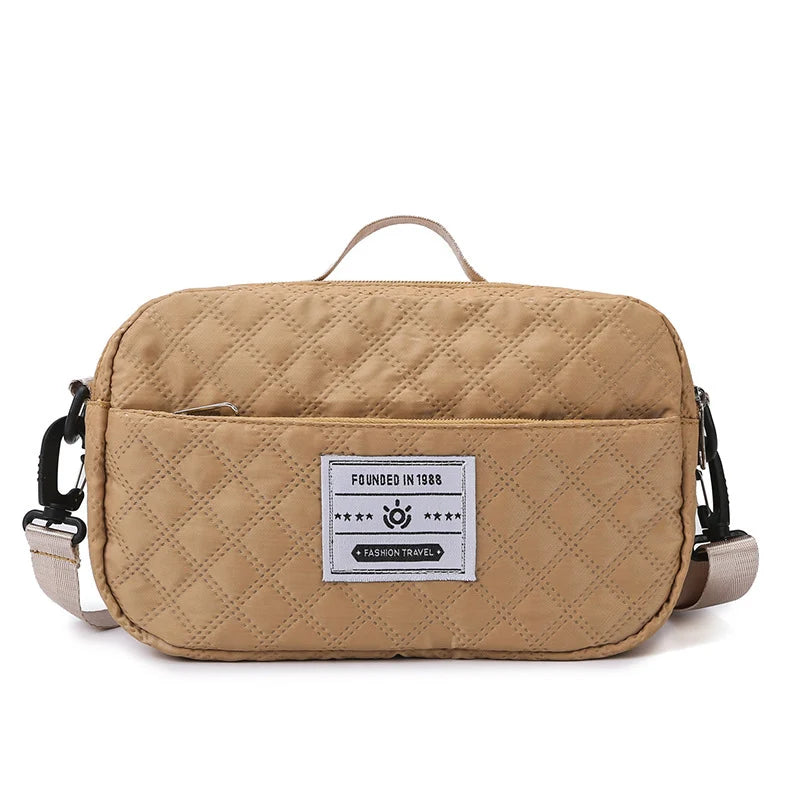 Sports Travel Bag Waterproof Spacious Quilted Detachable Strap