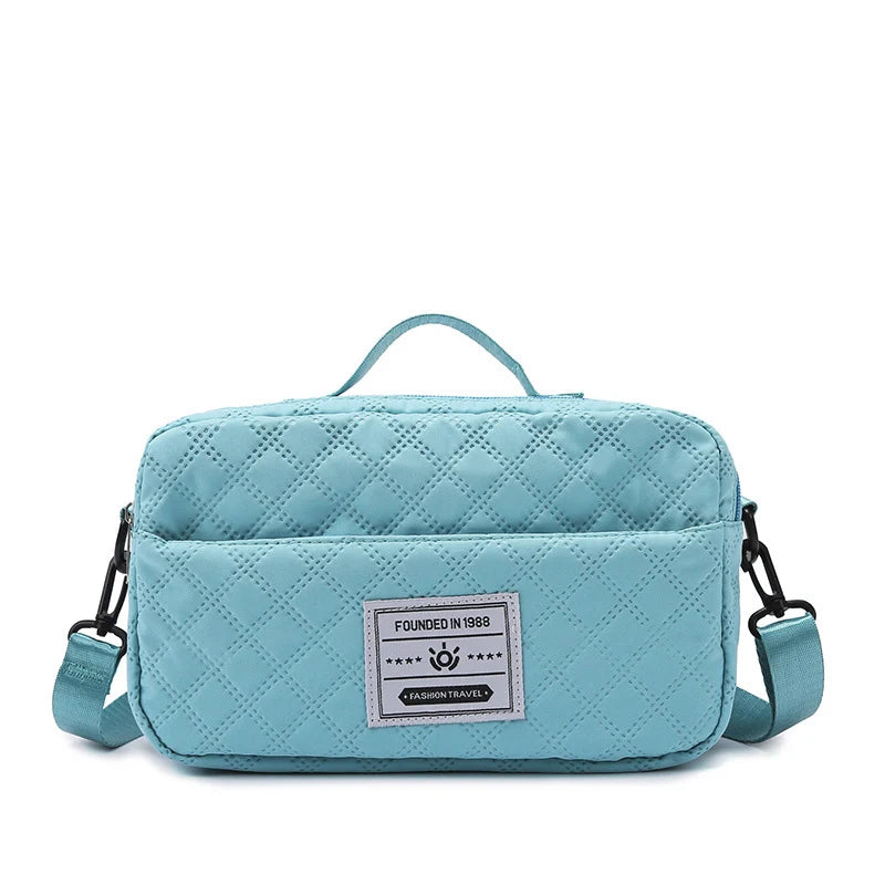 Sports Travel Bag Waterproof Spacious Quilted Detachable Strap