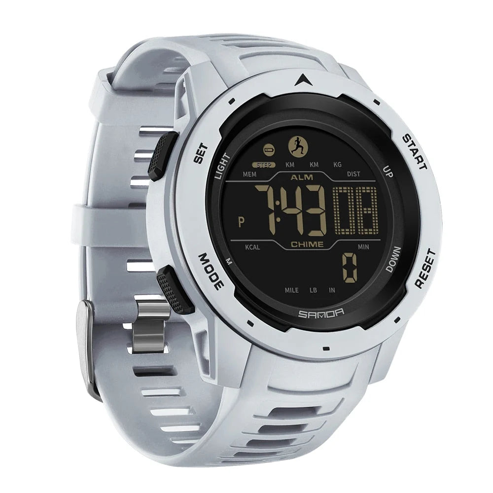 Sports Watch Built In Pedometer Waterproof 5 ATM