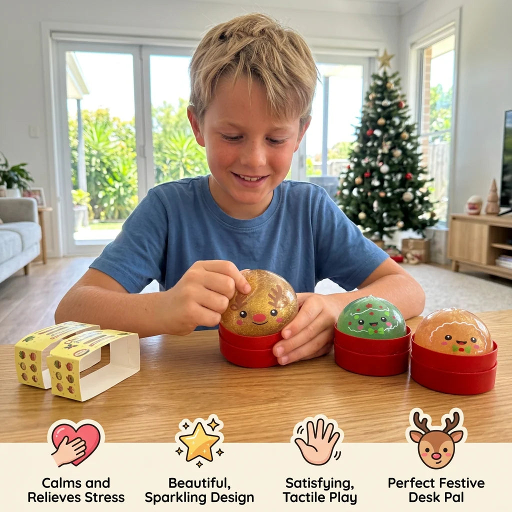 Squishy Toy Christmas Dumpling Design Stress Relief