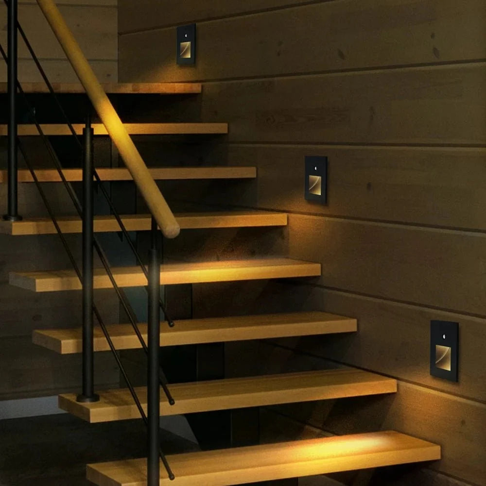 Stair Light Motion-Activated Warm LED Lighting