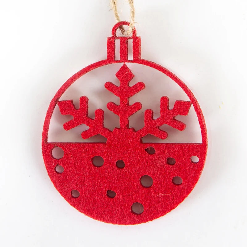 Star Ornament Premium Felt Hanging Cord