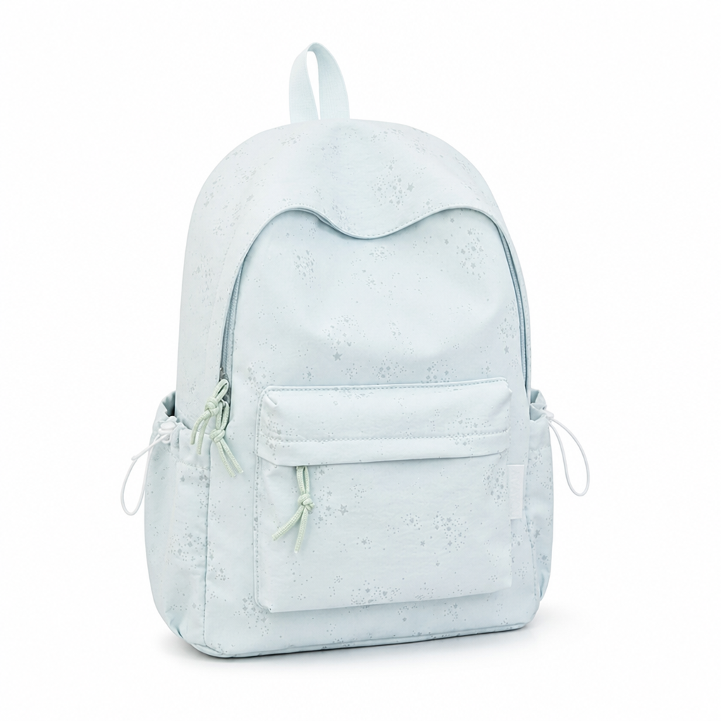 Star-Patterned Laptop Compartment School Backpack