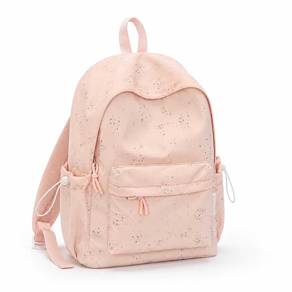 Star-Patterned Laptop Compartment School Backpack