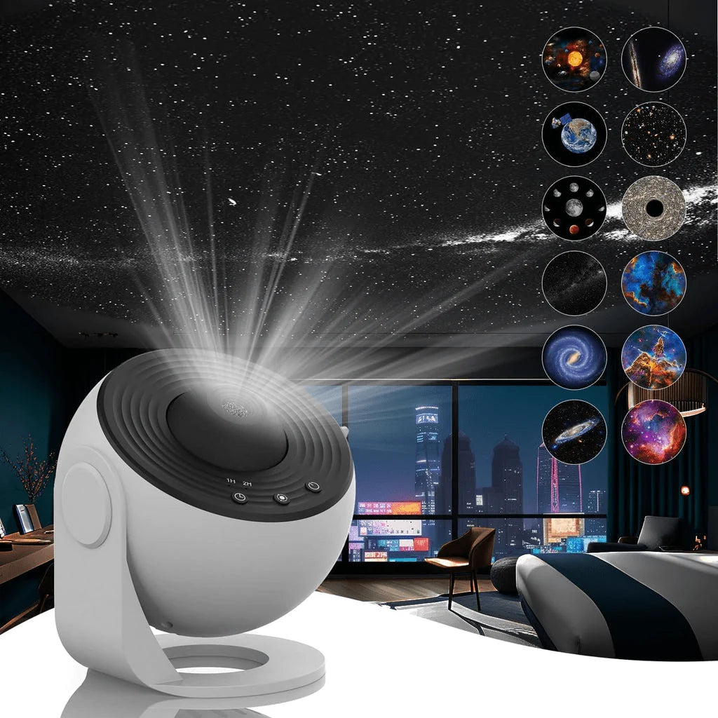 Star Projector HD 13 Interchangeable Discs 12-Hour Timer