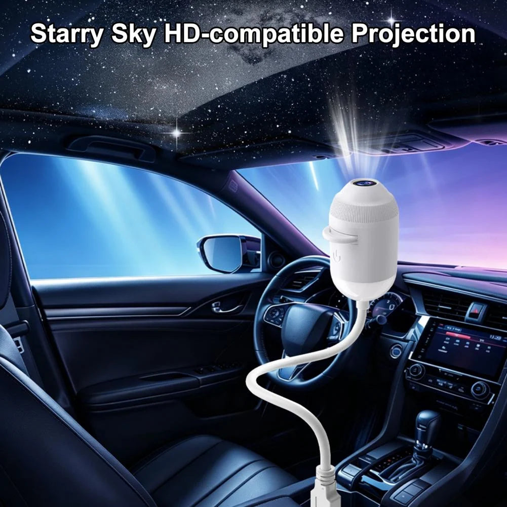 Star Projector Night Light Touch Control Adjustable Brightness & Dual Modes
