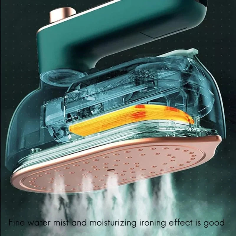 Steam Iron Portable Dry & Wet Titanium Base