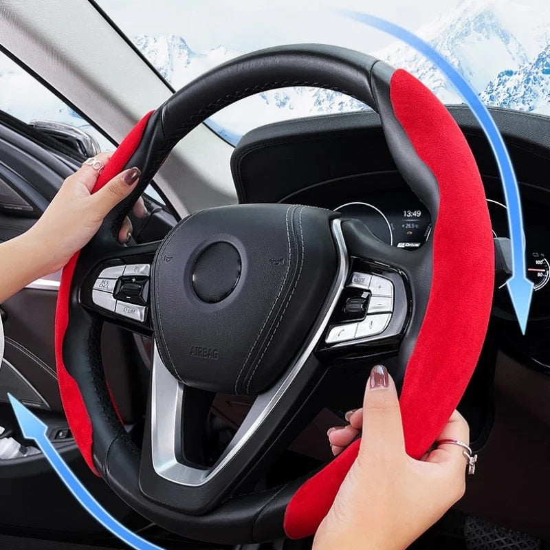 Steering Wheel Cover Anti-Skid Silicone Tool-Free Installation