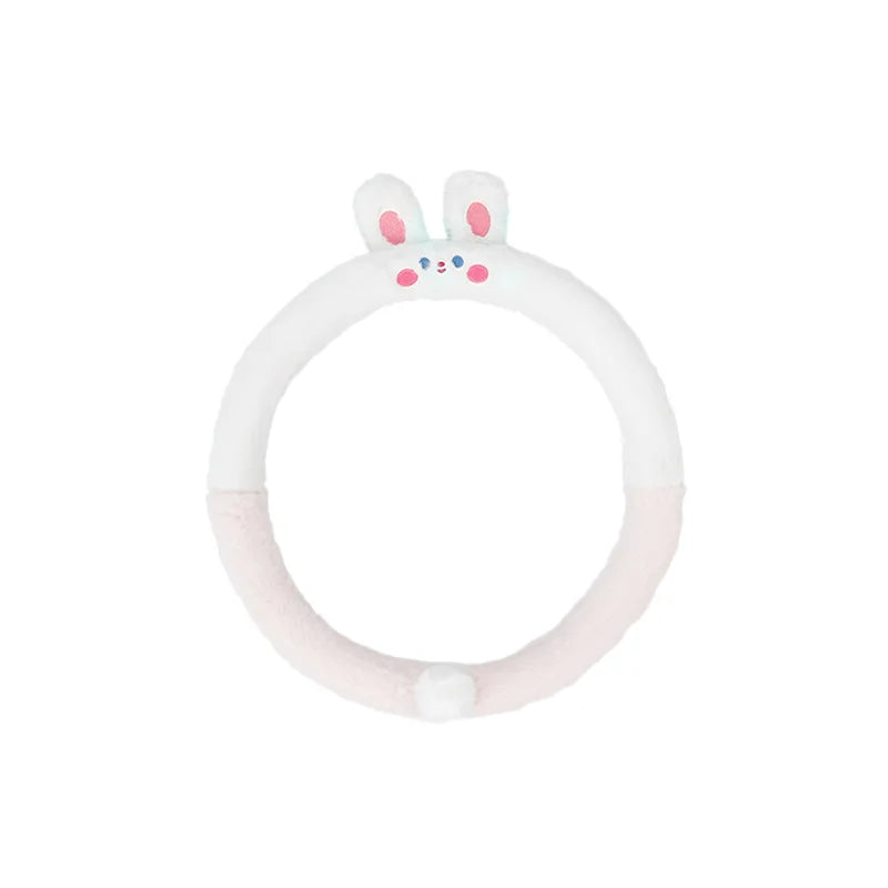 Steering Wheel Cover Plush Animal Design Warm Grip