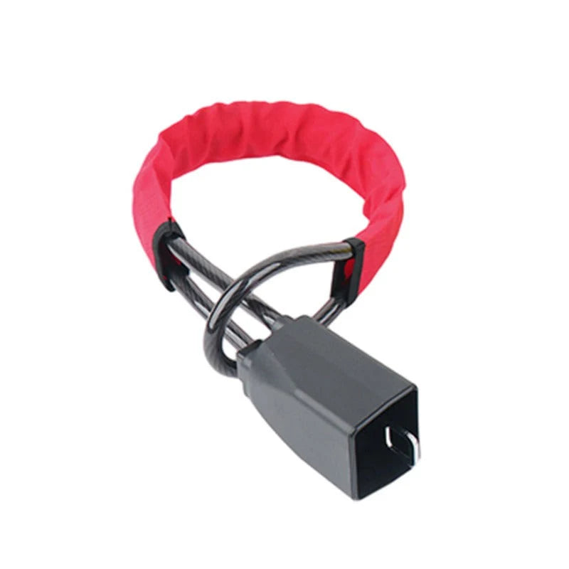 Steering Wheel Lock Braided Steel Seatbelt Anchor Design