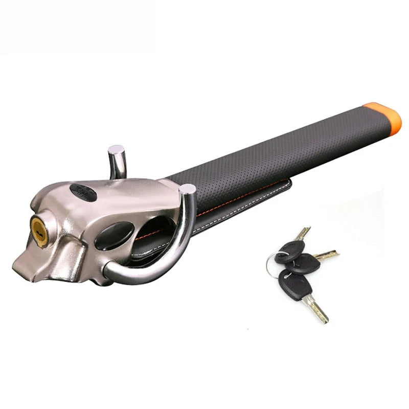 Steering Wheel Lock Heavy-Duty Three-Directional