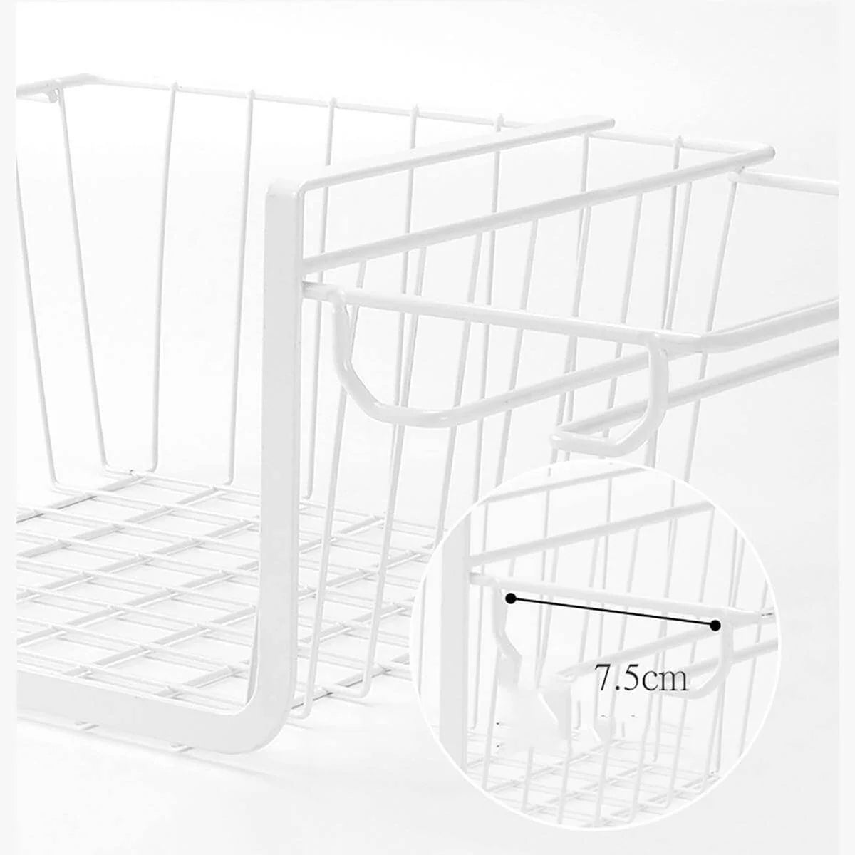 Stemware Rack Under Cabinet Iron Space-Saving