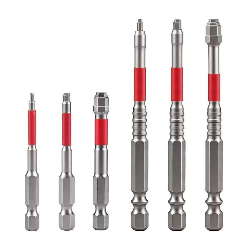 Stepped Hex Bit Set Magnetic Multi-Size S2 Alloy Steel
