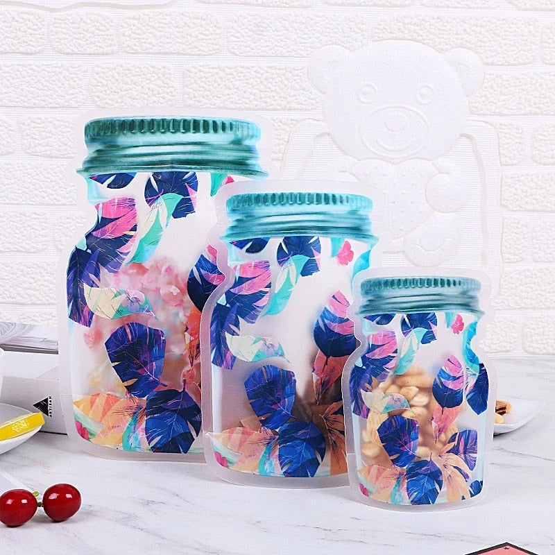 Storage Bags Transparent Reusable Foldable PET PE