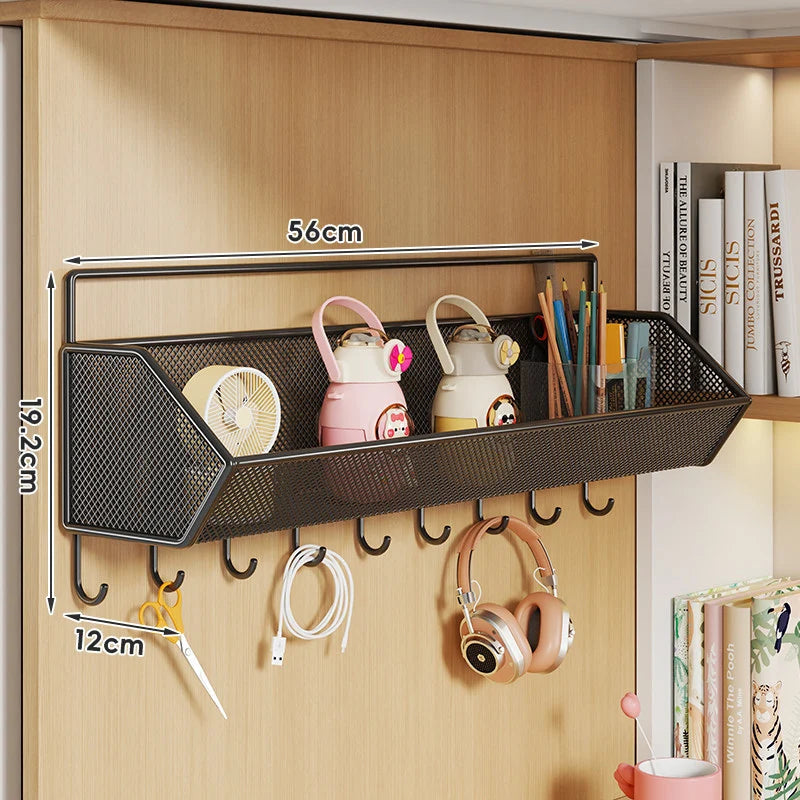 Storage Basket Over-Cabinet Hanging Rust-Resistant Metal Mesh