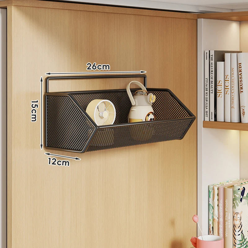Storage Basket Over-Cabinet Hanging Rust-Resistant Metal Mesh