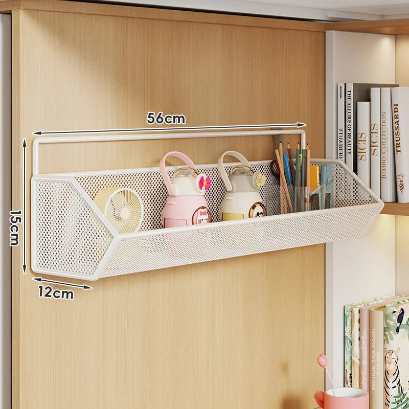 Storage Basket Over-Cabinet Hanging Rust-Resistant Metal Mesh
