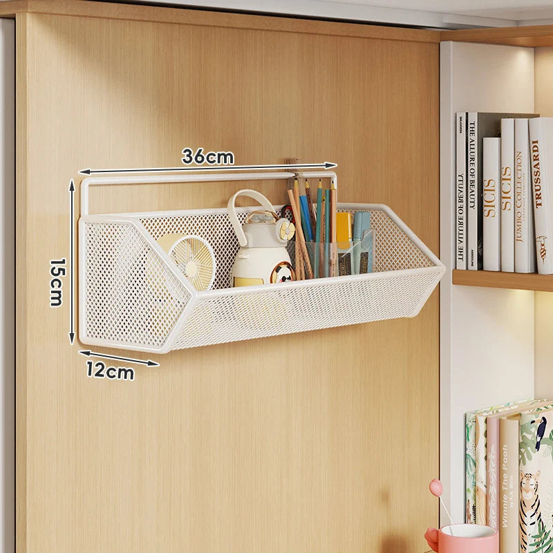 Storage Basket Over-Cabinet Hanging Rust-Resistant Metal Mesh