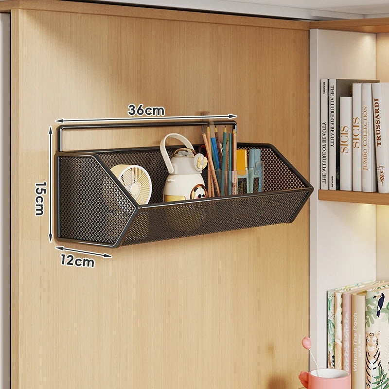 Storage Basket Over-Cabinet Hanging Rust-Resistant Metal Mesh