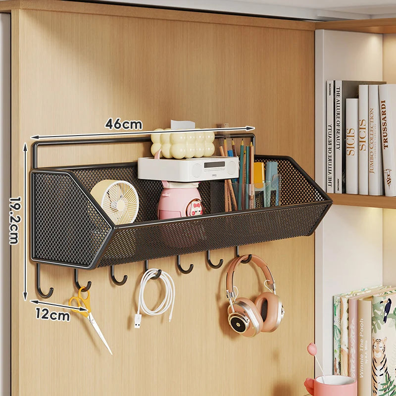 Storage Basket Over-Cabinet Hanging Rust-Resistant Metal Mesh