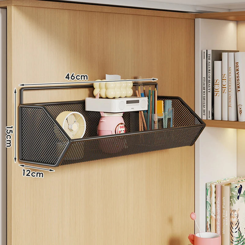 Storage Basket Over-Cabinet Hanging Rust-Resistant Metal Mesh