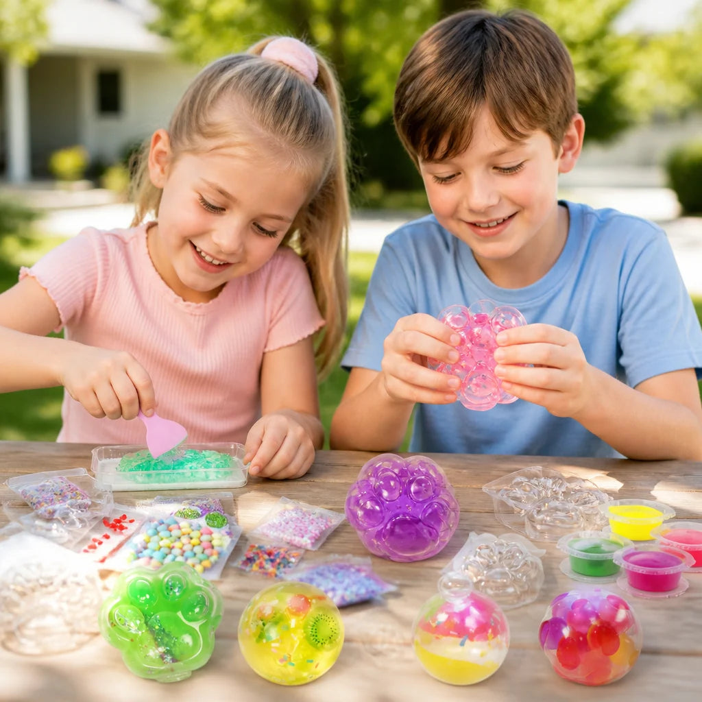 Stress Ball Making Kit DIY Sensory Craft for Kids