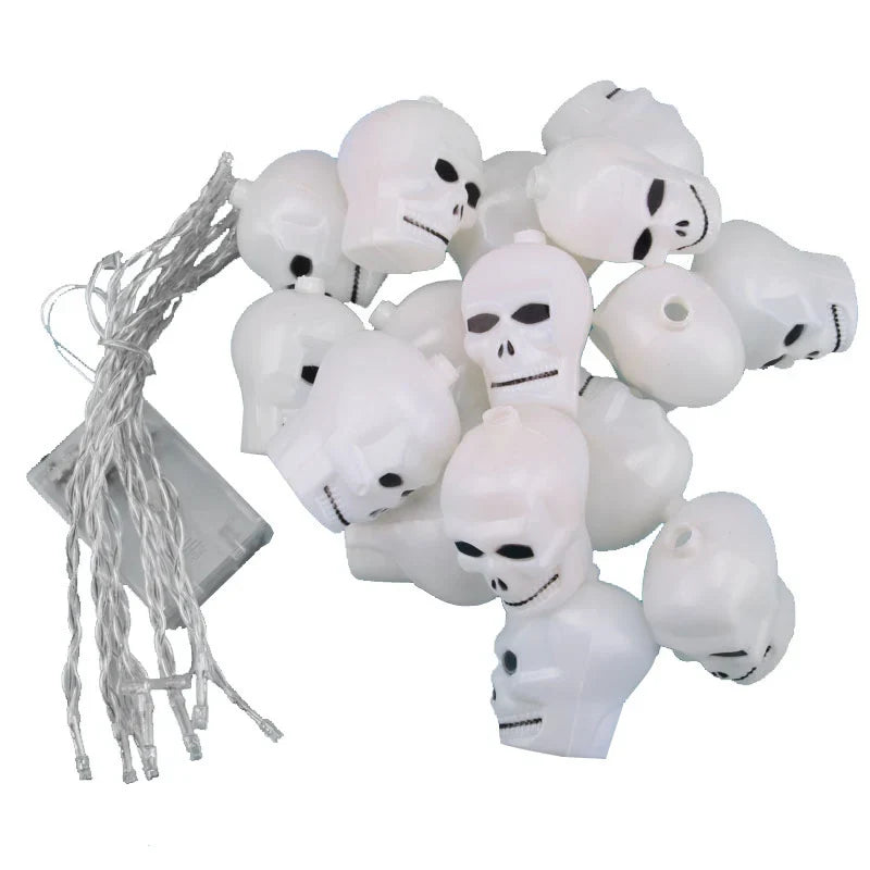 String Lights Battery-Powered Jack-O-Lantern Indoor & Outdoor