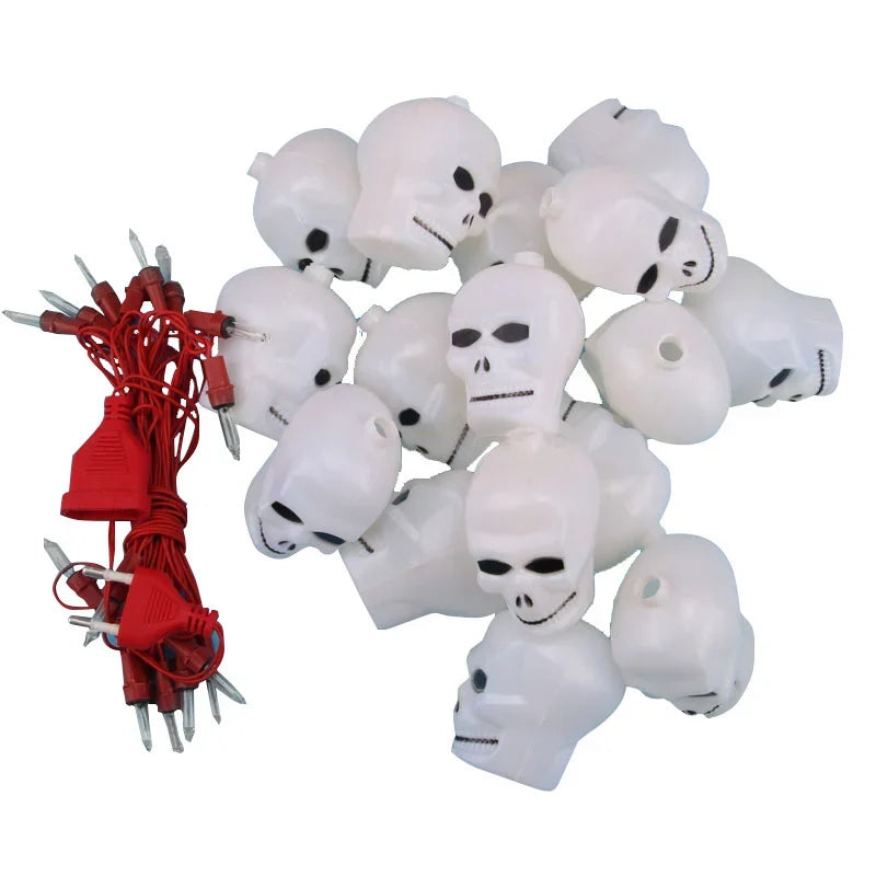 String Lights Battery-Powered Jack-O-Lantern Indoor & Outdoor