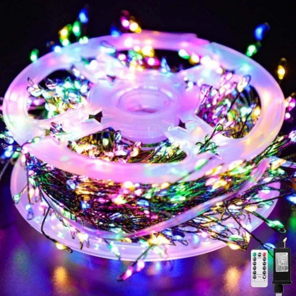 String Lights Firework Starburst Remote Control IP65 Splash-Resistant