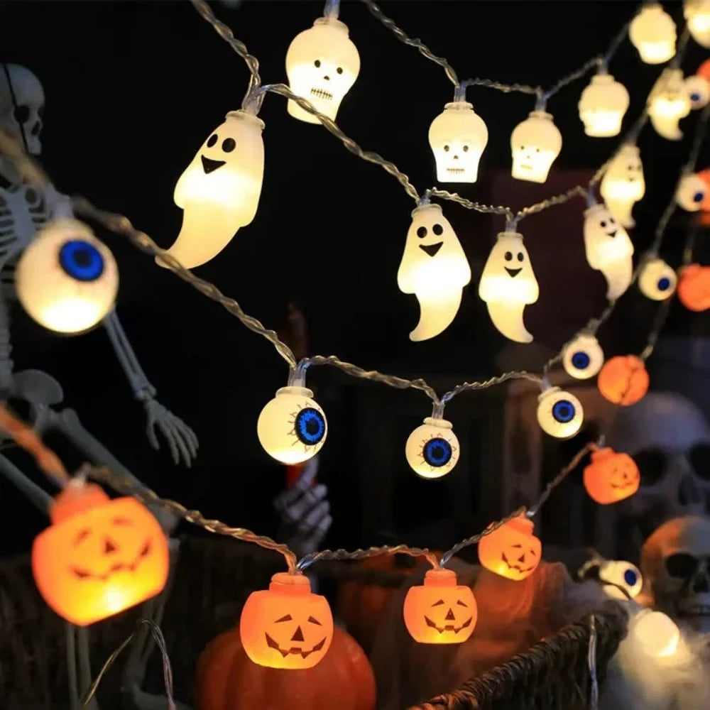 String Lights Pre-Shaped Halloween LED