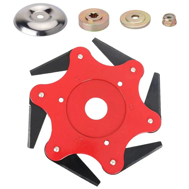String Trimmer Head 6-Blade Manganese Steel