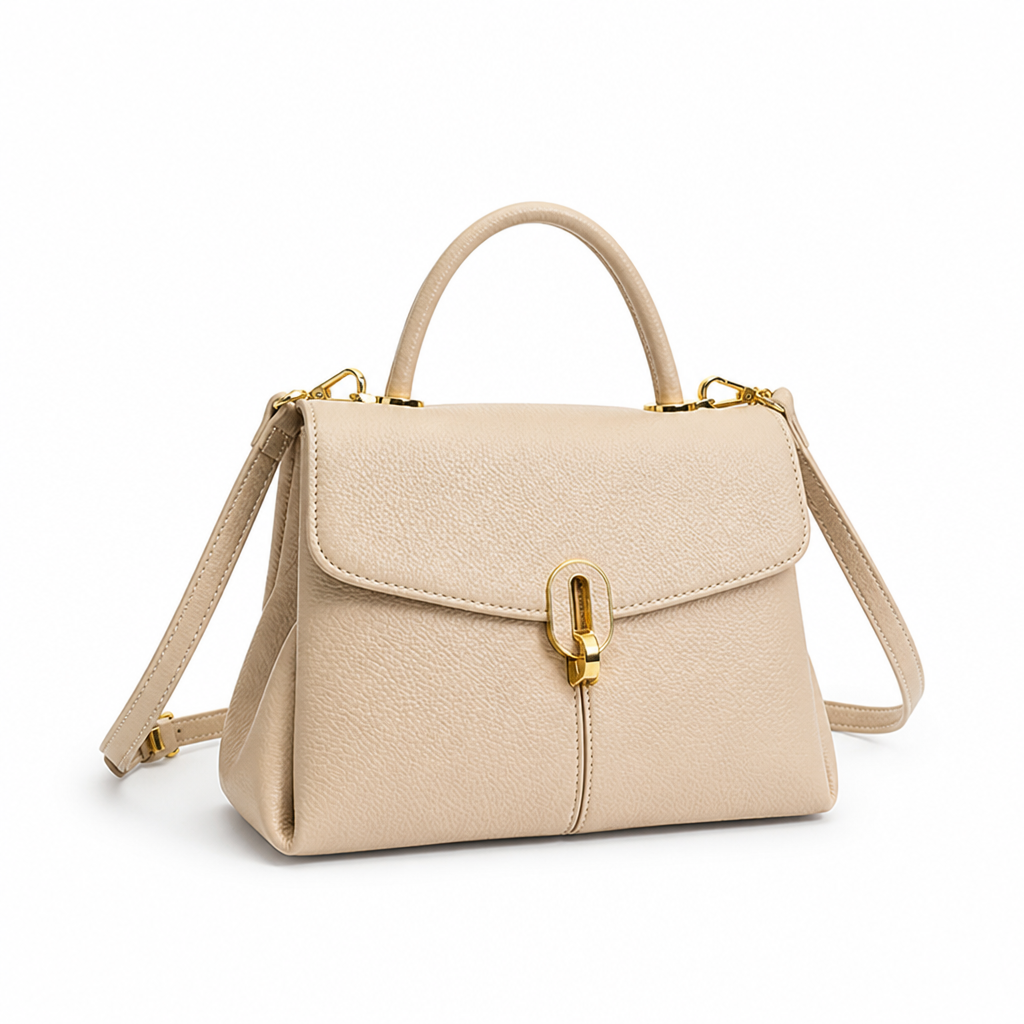 Structured Handcrafted Vegan Leather Handbag
