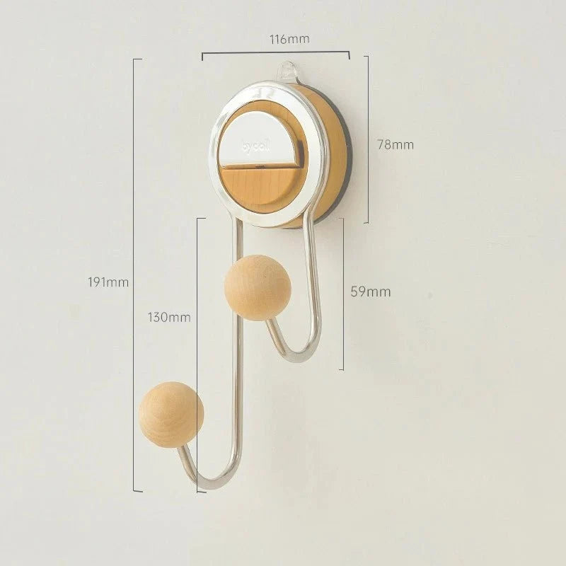 Suction Hooks Tool-Free Waterproof 11 Lb Capacity