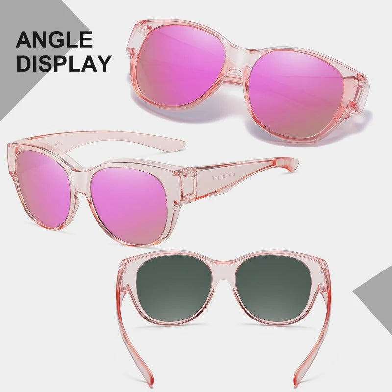 Sunglasses Fit-Over Prescription Polarized UV400 Protection
