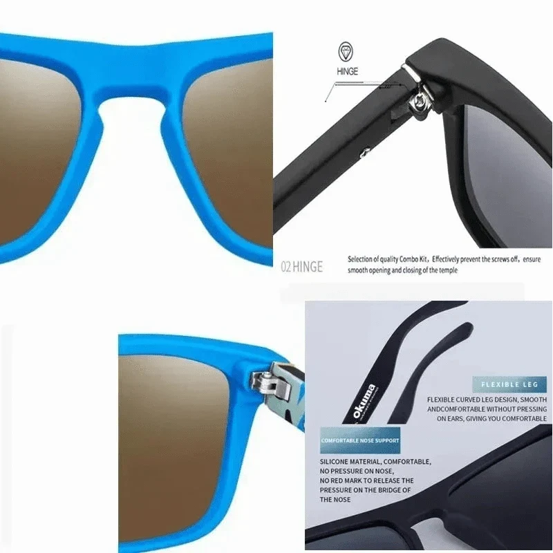 Sunglasses Polarized UV400 Protection Ergonomic Fit