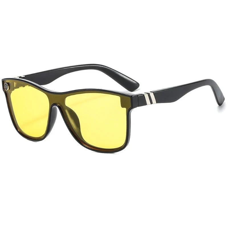 Sunglasses Square Flat-Top Polarized UV400 Protection